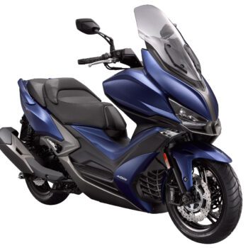 01 Kymco Xciting S 400 2018 Perfil Azul