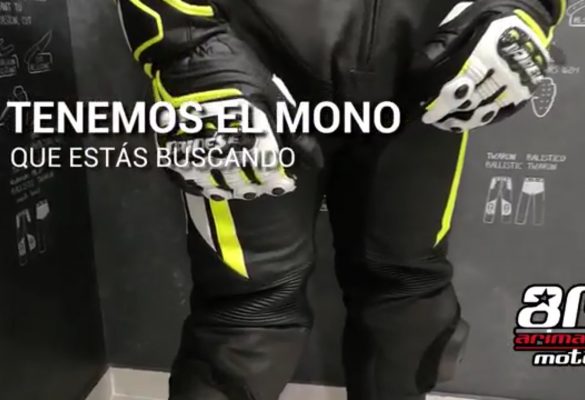 monos de cuero motos