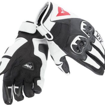 guantes dainese mig 3 black/white/red (copia)
