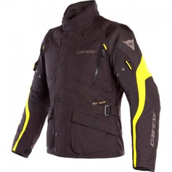 cazadora dainese tempest d dry d1 negro/amarillo fluor (copia)