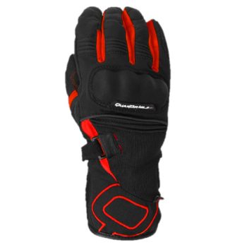 guantes quarter mile frost evo negro/rojo