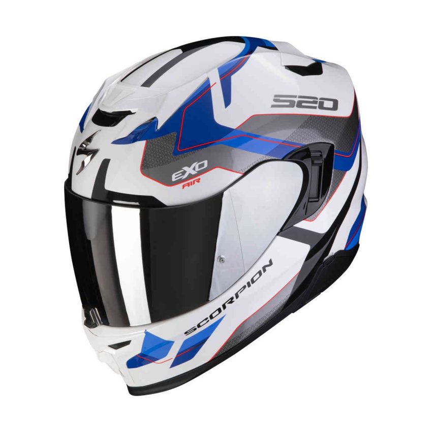 casco scorpion exo 520 evo air elan bl/az