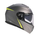 casco garibaldi g100 dual gris/fluor